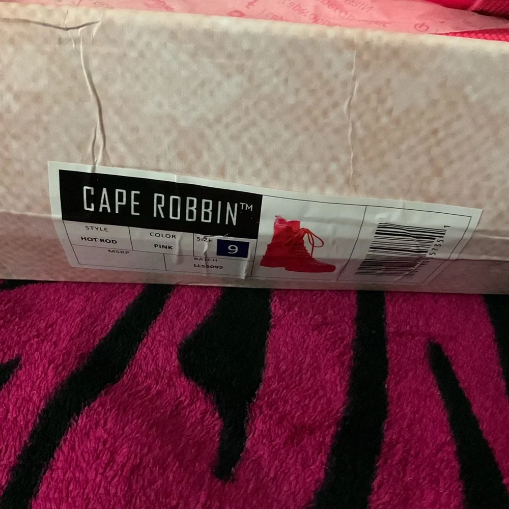 Vibrant Pink Women's Boots - Picture 9 of 13